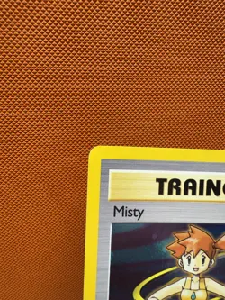 Misty 018/132 Gym Heroes Holo Unlimited Swirl Pokemon Vintage WotC - Image 2