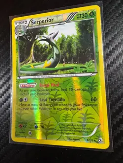 Pokemon Serperior Reverse And Holo Rare 8/113 Legendary Treasures Near Mint - Image 3