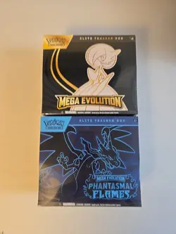 Pokemon TCG Mega Evolution Phantasmal Flames/Gardevoir ETB Lot x2 FACTORY SEALED - Image 1