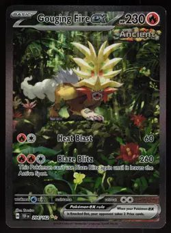 Gouging Fire ex 204/162 Special Illustration Rare Temporal Forces Pokemon - Image 1