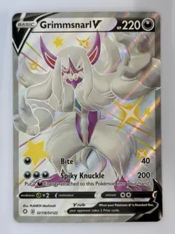 Grimmsnarl V SV116/SV122 - Shining Fates: Shiny Vault - Pokemon TCG (NM) - Image 1