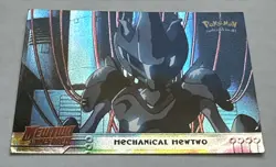 LP! Rainbow Holo Foil Pokemon Topps - Mechanical Mewtwo #6 Mewtwo Strikes Back - Image 1