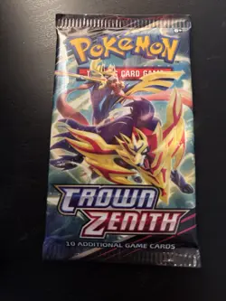 21.1g! Crown Zenith Booster Pack Pokemon Factory Sealed English Mint 2023 - Image 2