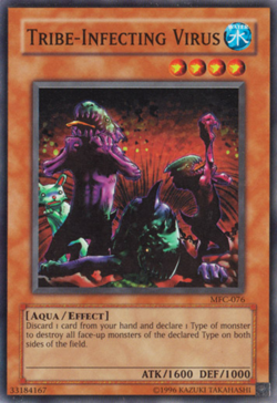 Yugioh! MP Tribe-Infecting Virus - MFC-076 - Super Rare - Unlimited Edition Mode - Image 1