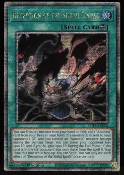 Deception of the Sinful Spoils (Quarter Century Secret Rare) ROTA-EN055 Yu-Gi-Oh - Image 1