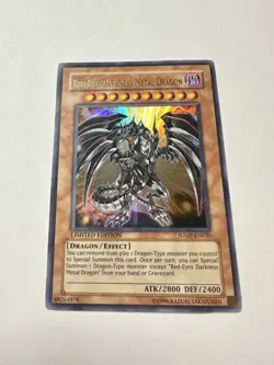 Yu-Gi-Oh Red-Eyes Darkness Metal Dragon JUMP-EN030 Ultra Rare Konami Holo - Image 1