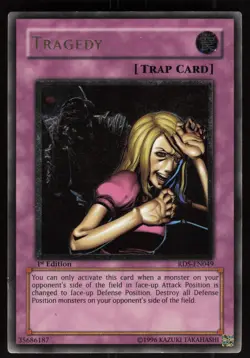 Tragedy (UTR) RDS-EN049 Ultimate Rare 1st Edition Yu-Gi-Oh - Image 1