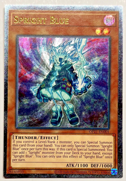 YuGiOh! Spright Blue (Ultimate Rare) NM | OP21-EN001 OTS Tournament Pack 21 - Image 1