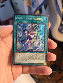 Yugioh Mikanko Water Arabesque MP24-EN136 1st Prismatic Secret Rare - Image 1