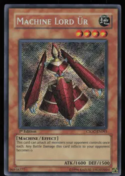 Machine Lord Ur CSOC-EN093 Secret Rare 1st Edition Yu-Gi-Oh - Image 1