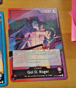 ONE PIECE CARD GAME LEADER CARTE FRANCAISE Gol D R OP13-003 L FR JCC MINT 2025 - Image 1