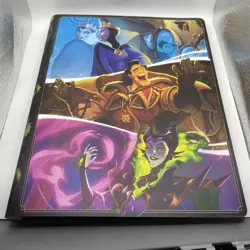 Disney Villains 9-Pocket Binder Portfolio Holds 252 Cards 2025 Lorcana - Image 1