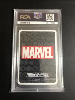 2023 Weiss Schwarz Marvel Iron Man 2 War machine MAR/SE40 gold stamp #11 PSA 10 - Image 2