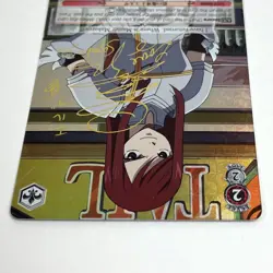 Weiss Schwarz Armor Wizard, Erza English Fairy Tail Signed FT/EN-S02-T17SP SP NM - Image 3
