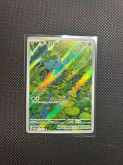 Bulbasaur Holo Card 166/165 Scarlet & Violet 151 Series NM - Image 1