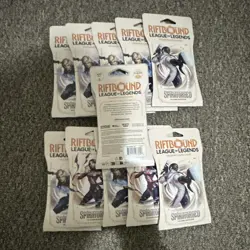 Riftbound League of Legends Spiritforged Booster Packs 11x 14 Cards Sealed - Image 2