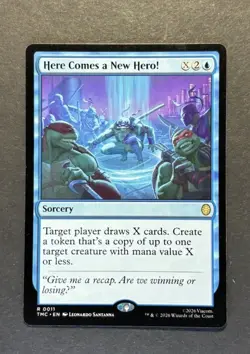 HERE COMES A NEW HERO! #11 Blue Rare Sorcery | Magic the Gathering TMC Card MTG - Image 1