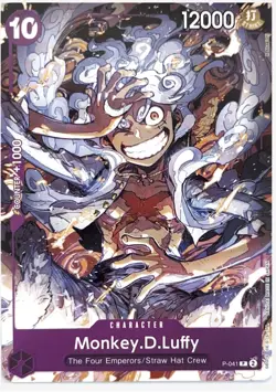 ONE PIECE CARD GAME MONKEY D. LUFFY GEAR 5 ENGLISH LIMITED PROMO CARD NEAR MINT - Image 1