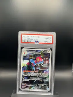 Pokemon TCG Porygon-Z Illustration Rare Card 214/182 PSA 10 - Image 1
