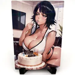 Bleach Soifon Sexy Hot Anime Waifu Girl Doujin Lewd Goddess Story Holo Art Card - Image 1