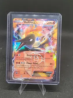 Pokemon Moltres EX TCG Team Plasma 14/135 Plasma Storm Ultra Rare Holo Card - Image 1