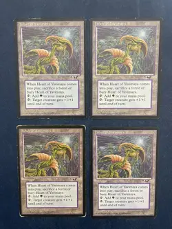 MTG 4X ALLIANCES HEART OF YAVIMAYA MAGIC THE GATHERING RARE LAND ENGLISH CARD - Image 5