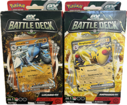 Pokemon Ampharos 60 Card Battle Deck & Lucario Ex 60 Card Battle Deck - 2 Pack - Image 1