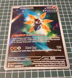 Iron Moth 187/182 Illustration Rare SV04: Paradox Rift NM Pokemon Card TCG - Image 3