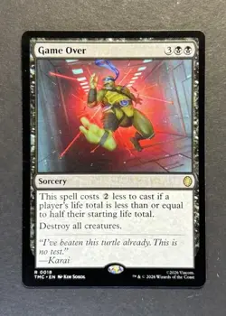 GAME OVER #18 Black Rare Sorcery | Magic the Gathering TMC Card MTG Magic: M:TG - Image 1