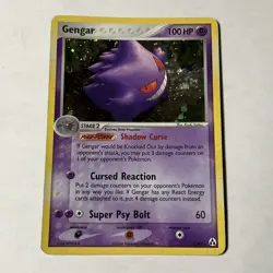 Pokemon Gengar TCG Legend Maker Holo Rare Card 5/92 MP Vintage 2006 - Image 1