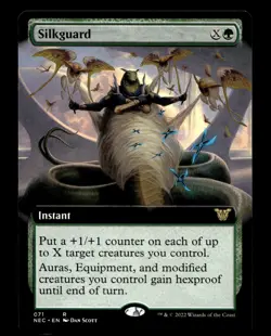 Silkguard (Extended Art) 71 R Commander: Kamigawa: Neon Dynasty - Image 1