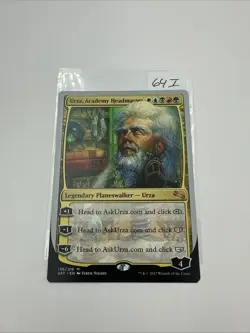 MTG Urza, Academy Headmaster #136- UST- Regular Mythic-NM Condition - Image 1