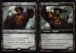 1x Bloodline Keeper // Lord of Lineage - Foil - Showcase - Innistrad Remastered - Image 1