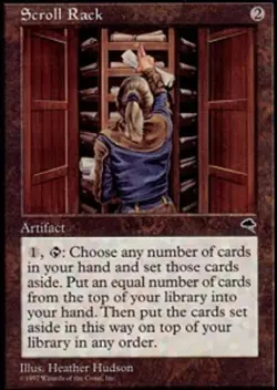Scroll Rack NM, English MTG Tempest - Image 1