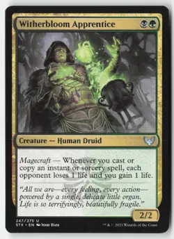 MTG - Witherbloom Apprentice #247 - Regular - STX Strixhaven: School of Mages - Image 1