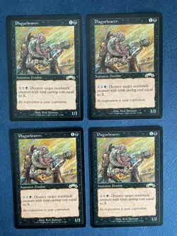 MTG 4X EXODUS PLAGUEBEARER NM MAGIC THE GATHERING RARE BLACK ENGLISH CREATURE - Image 3