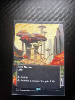 High Market (Borderless) - Edge of Eternities - Steller Sights - MTG - Image 1