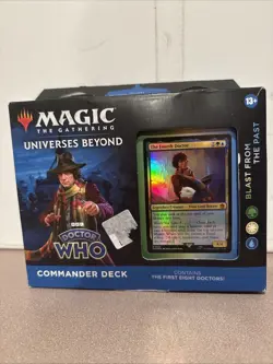Magic: The Gathering Doctor Who Commander Deck – Blast from the Past New Sealed - Image 1