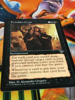 C5508 MAGIC THE GATHERING MTG MIRAGE FORBIDDEN CRYPT RARE NM - Image 2