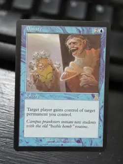 Magic The Gathering Donate Urza's Destiny Regular Rare Nrmt - Image 1