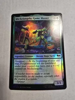 Michelangelo, Game Master #118 (Foil) (NM) TMT Magic MTG - Image 1