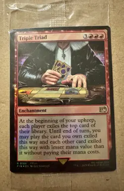 MTG Triple Triad (166/116) Final Fantasy Promo NM FOIL - Prerelease SEALED - Image 1