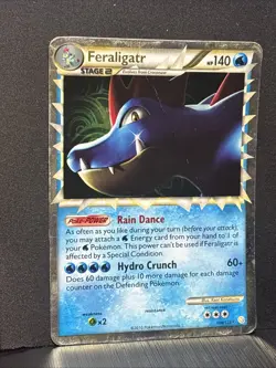 Feraligatr 108/123 HeartGold & SoulSilver Rare Prime Pokemon TCG - Image 2