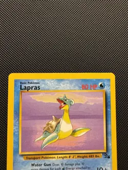 Pokemon TCG Lapras (25) 25/62 Fossil Set Rare Near Mint 1999 WoTC Unlimited - Image 3