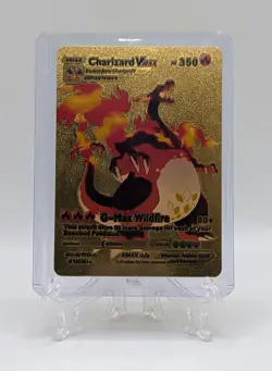 Pokemon Gold Foil Cards Pikachu Charizard Lot - Image 4
