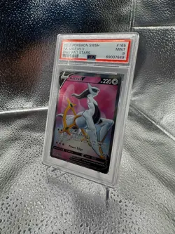 Fa/Arceus V Pokemon Sword & Shield Brilliant Stars 165 NM PSA 9 - Image 1