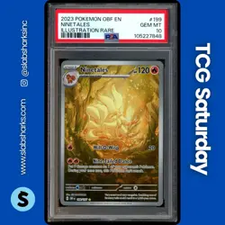 2023 POKEMON SV OBSIDIAN FLAMES - OBF EN #199/197 NINETALES IR PSA 10 - Image 1
