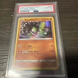 2020 POKEMON SWORD & SHIELD CHAMPION'S PATH #028 ZYGARDE-HOLO CHAMPION'S PATH - Image 1