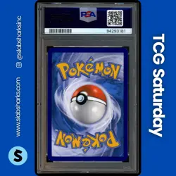2016 POKEMON XY RED & BLUE COLLAR BLACKSTAR PROMO #XY124 PIKACHU EX PSA 7 - Image 2