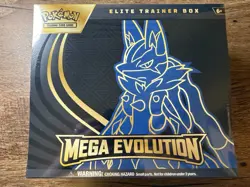 Pokemon Mega Evolution Elite Trainer Box ETB Lucario Factory Sealed 9 Packs - Image 1